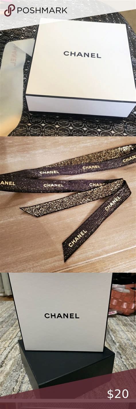 chanel box with ribbon|chanel ribbon price.